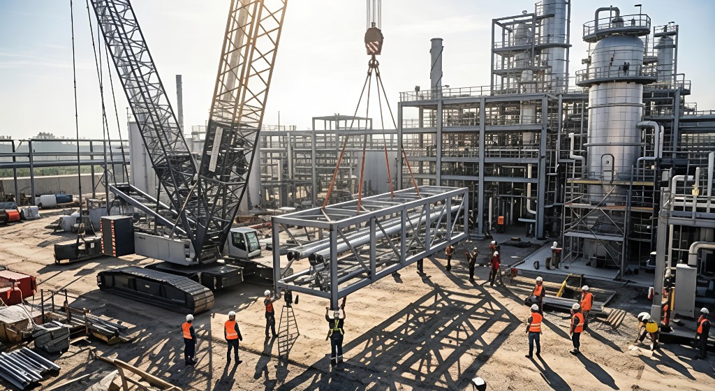 Industrieanlagenbau und Schwerlastmontage